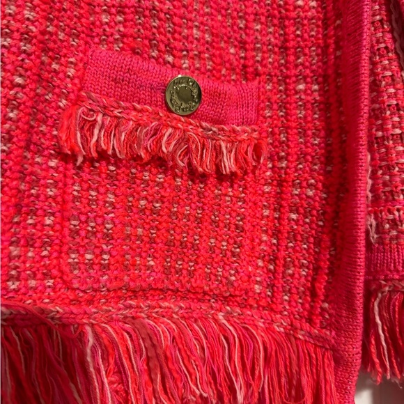 Lilly Pulitzer Pink Fringed Blazer - Picture 3 of 6